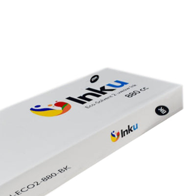 Encre éco-solvant – INKU Eco2 Max – Noir – 880 cc